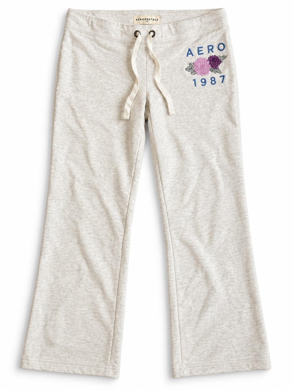 Aeropostale AERO 1987 Floral Embroidered Sweatpants – Women’s XL